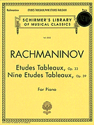 cover Etudes Tableaux Op. 33 and Op. 39 piano sheet music cover